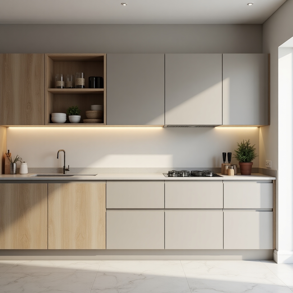 BUCATARIE DIN PAL SI MDF LA COMANDA MARCA LINEO