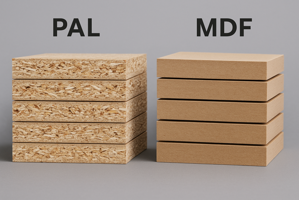 MDF vs. PAL: care este cea mai bună alegere pentru mobila la comandă?